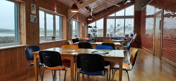 Picture of tables inside The View