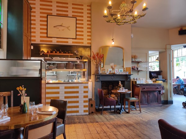 Interior view of the bar
