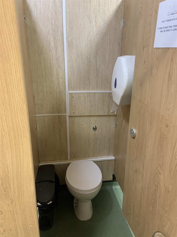 Image of a toilet cubicle