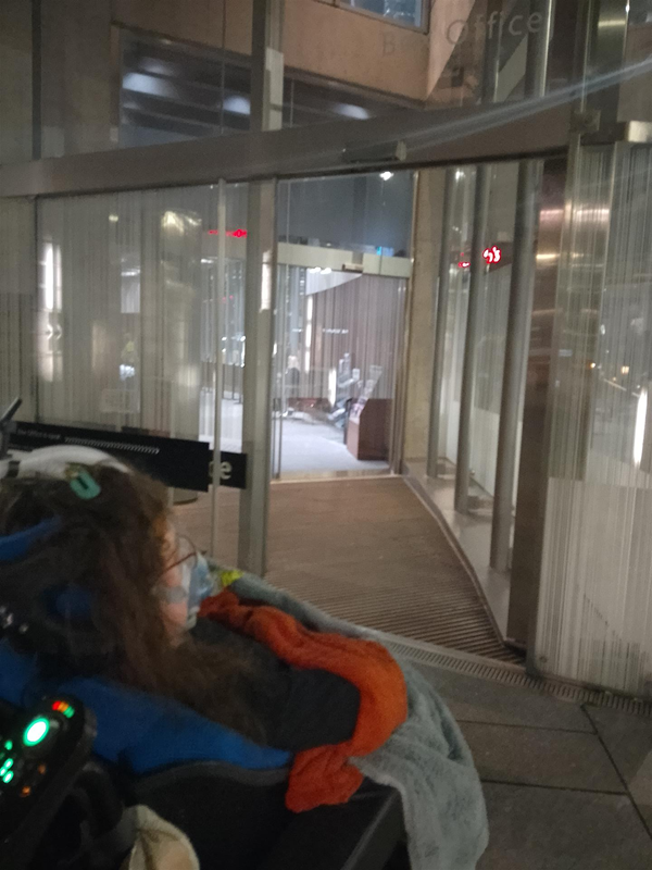 Image of a glass corridor