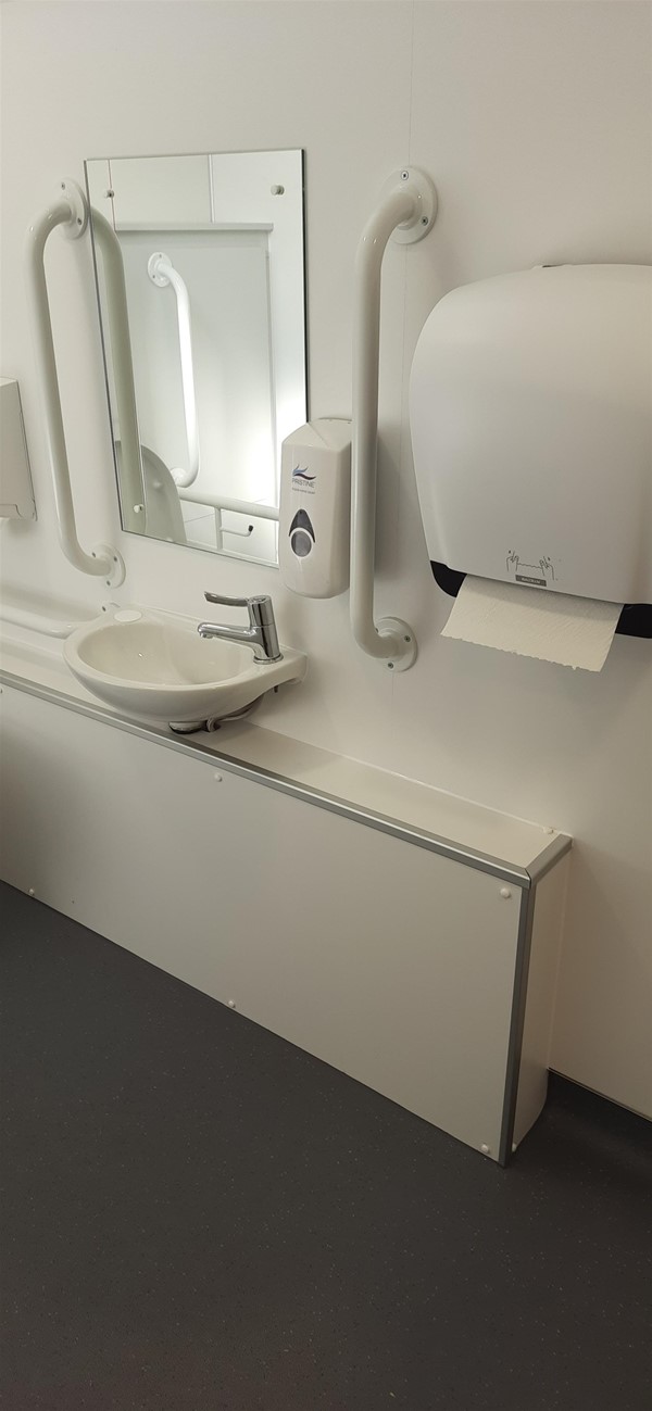 Image of an accessible toilet