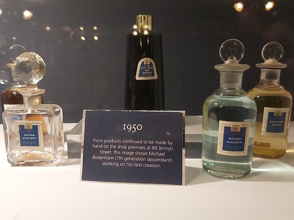Perfume bottles from the 1950s