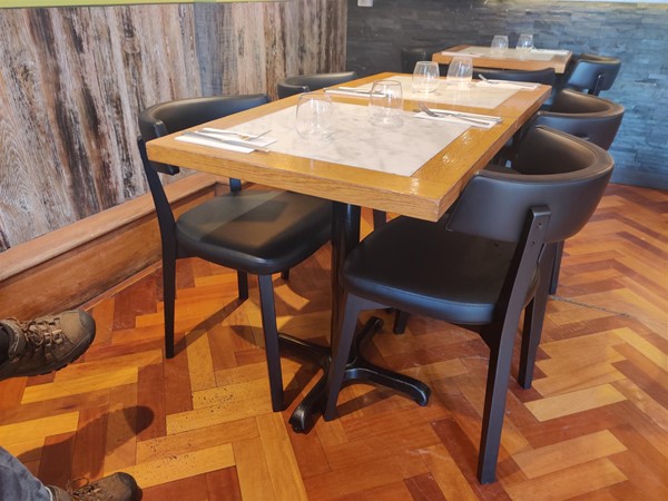 Image of tables and chairs