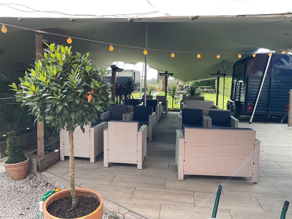 Gardens and terrace area