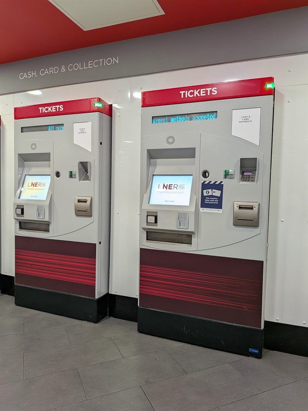 image of LNer ticket machines