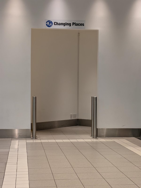 Image of entrance to Changing Places toilet