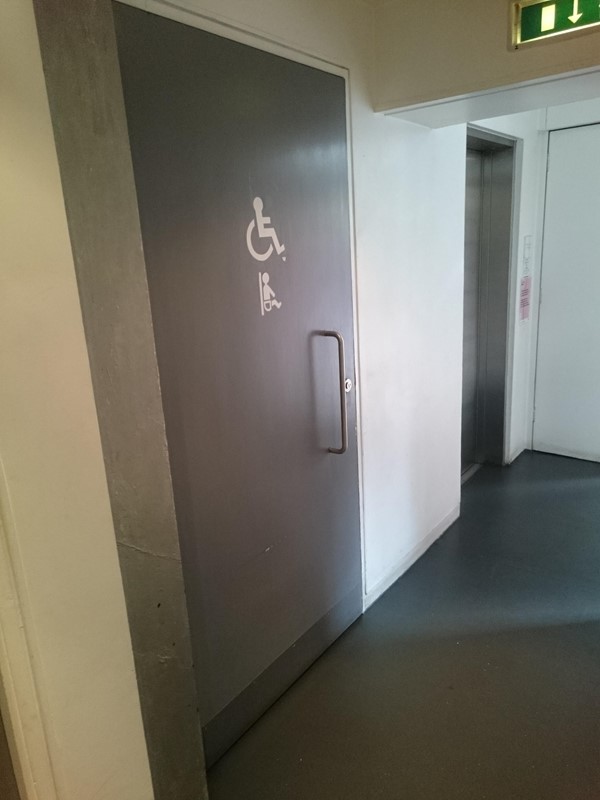 Picture of Fruit market Gallery - Accessible Toilet Door