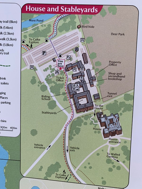 Calke Abbey map