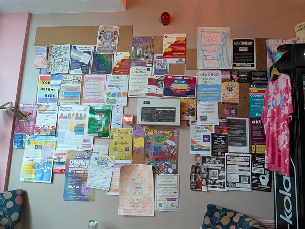 image of the community notice board