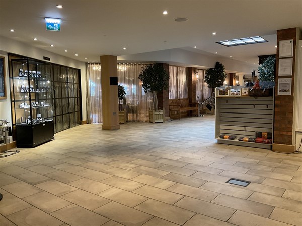 When the bottom gets sore, take a stroll across the hall and visit the Brasserie32 for a light lunch, or further drinks, the choice is yours, you are on holiday.