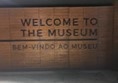 Museum welcome sign.