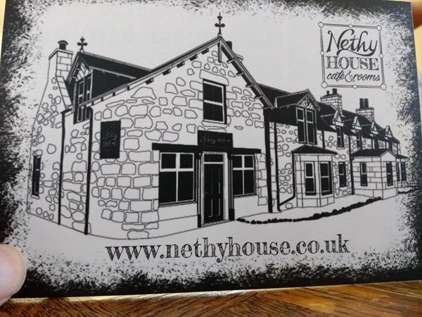 Postcard advertising the business.