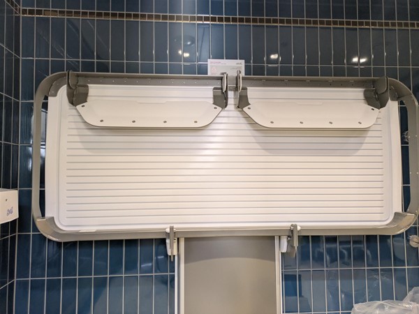 Image of Adjustable change bed in the Changing Places toilet