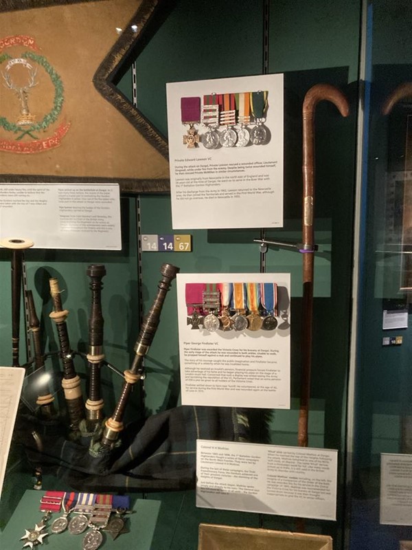 Image of a display of medals