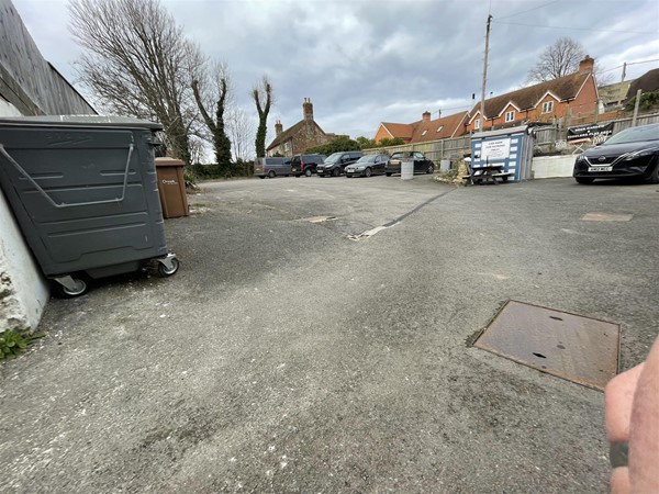 Rear Carpark on quite a slope