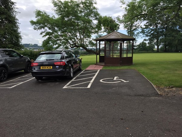Blue Badge parking right outside the front door