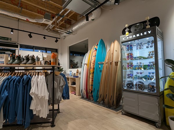 Image of surf shop interior