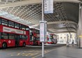 Image of bus stop inside bus station