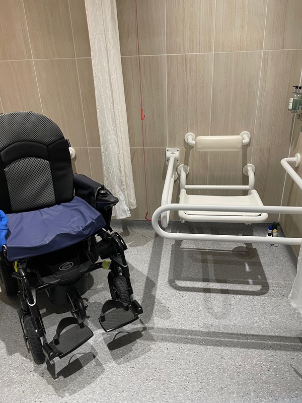 A super, comfortable shower seat
