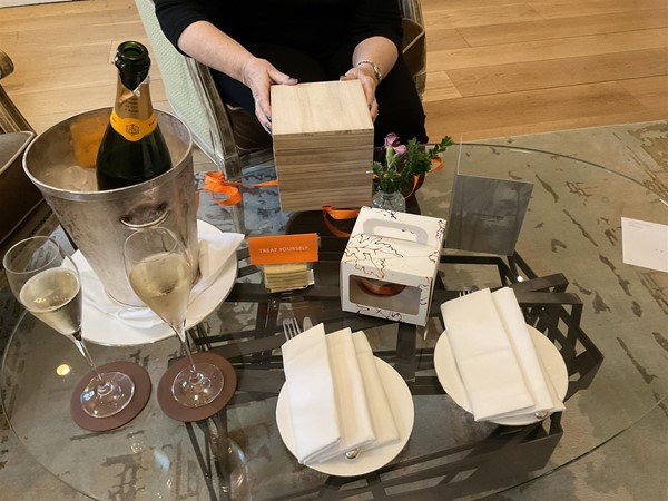 Image of drinks on a table