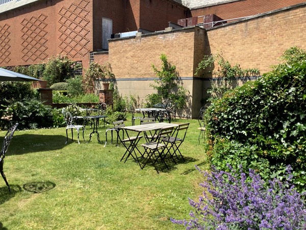Small well kept gardens