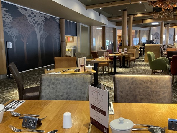 Image of tables in a dining area