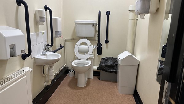 Image of an accessible toilet
