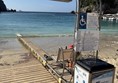 Chair to glide you in to the sea
