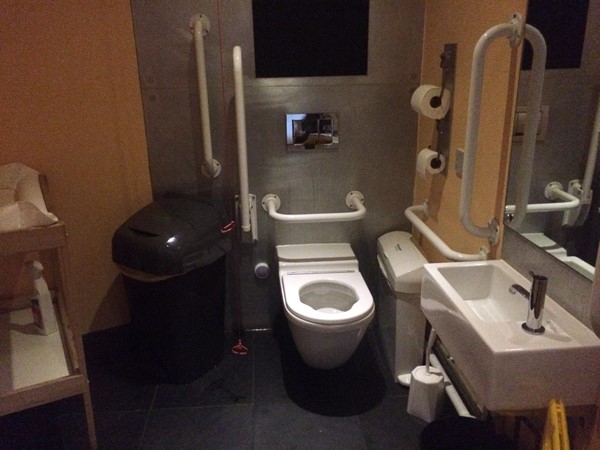 Photo of the accessible toilet.