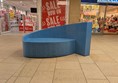 image of a plastic bench with an unusual shape