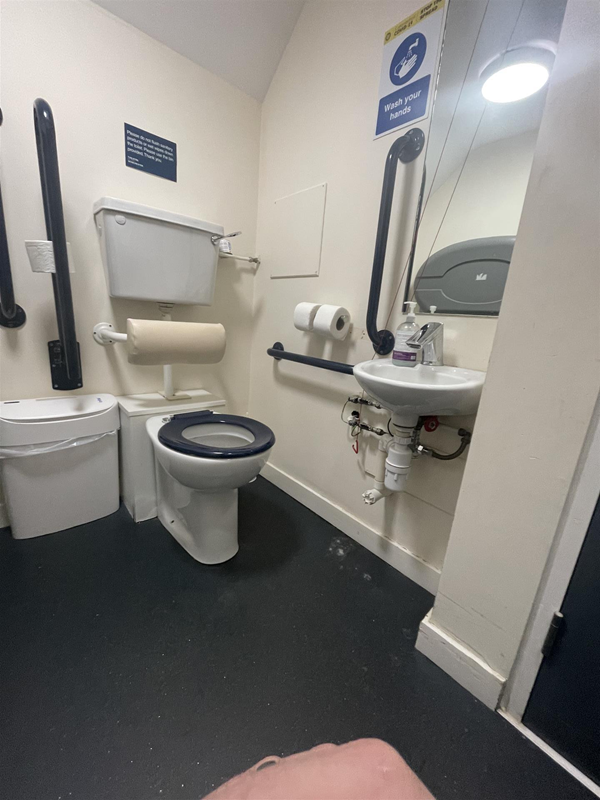 Image of an accessible toilet