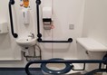 Cromer pier accessible loo with Euan's Guide emergency cord card!