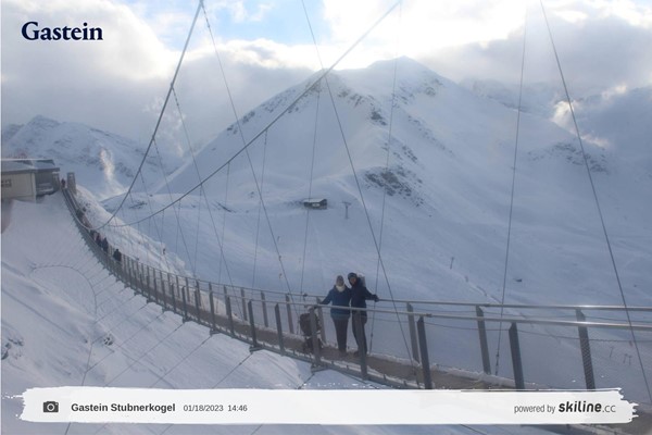 Photos which can be taken from the end of the bridge with an automatic machine