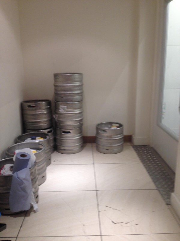 Pity about the kegs