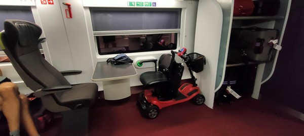 How my scooter fitted.