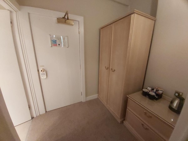 Wardrobe and door