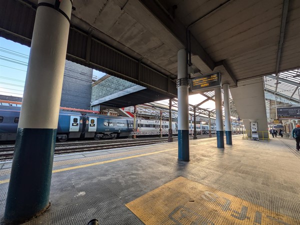 Image of a train on the platform