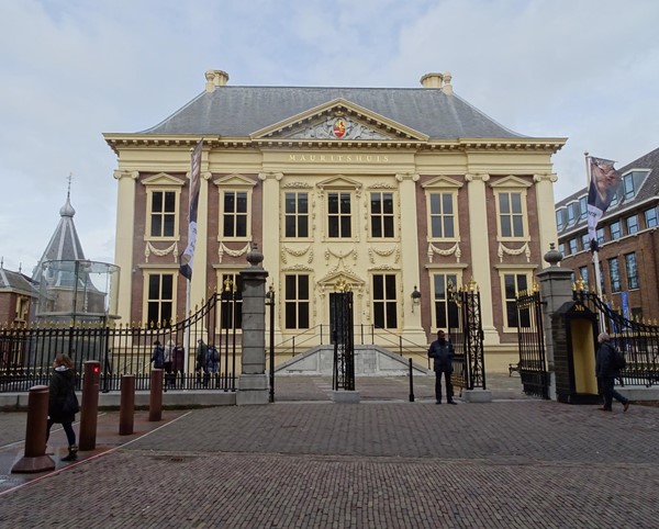 The exterior and courtyard. Look carefully and find the glass lift.