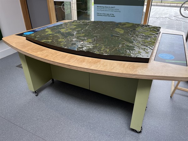 Image of a relief map