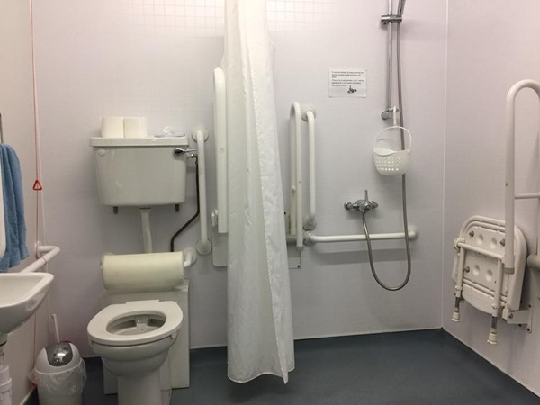 Wheelchair toilet