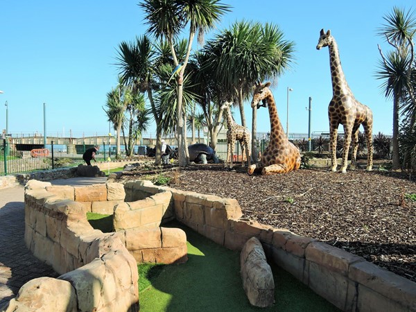 Safari themed golf course