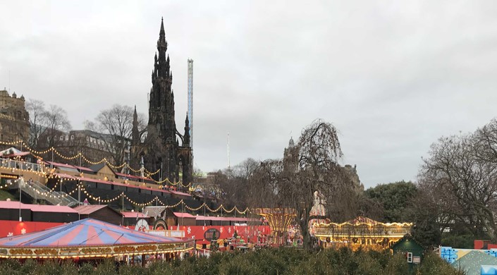 Christmas Market at East Princes Street Gardens