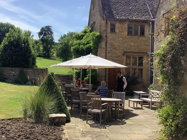 Outside seating area