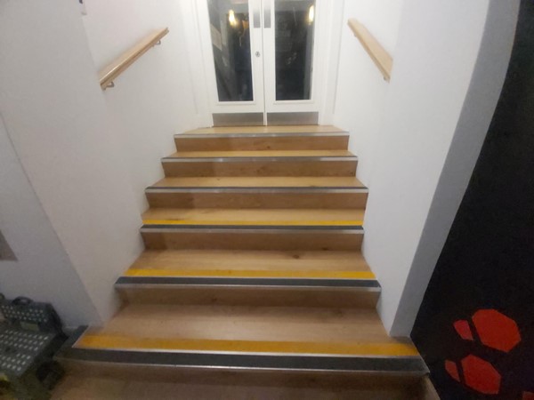Image of Cambridge University Library stairs