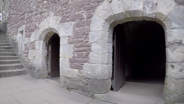 Doune Castle basement rooms