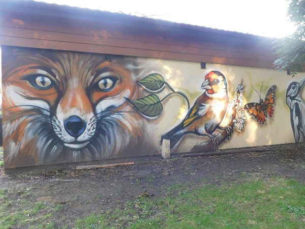 Picture of a Mural at Ridley Park, Blyth