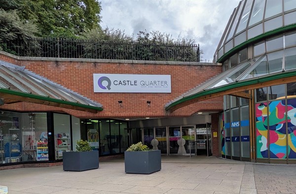 Image of step-free entrance/exit on Castle Meadow