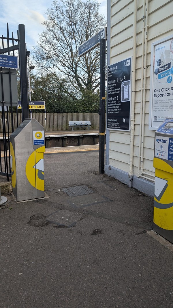 Image of a ticket barrier