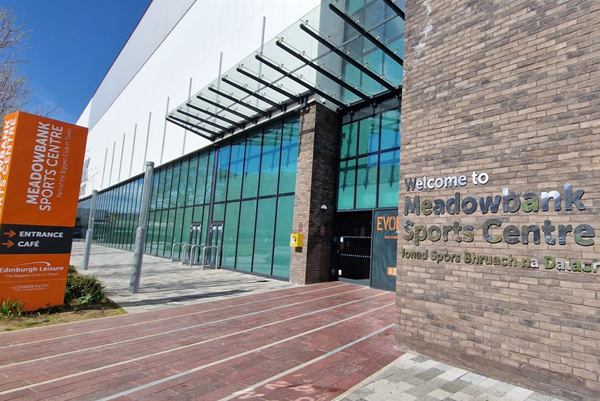 Entrance to Meadowbank Sports Centre