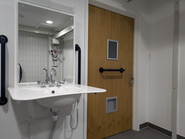 Image of sink in the Changing Places toilet